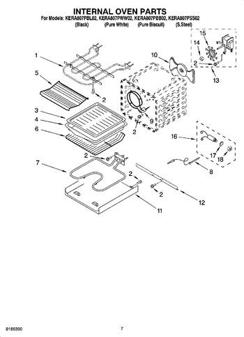 Diagram for KERA807PBL02