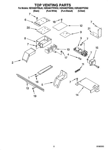 Diagram for KERA807PSS02