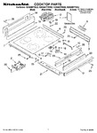 Diagram for 01 - Cooktop Parts