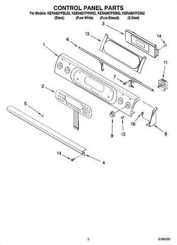 Diagram for KERA807PSS02