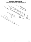 Diagram for 02 - Control Panel Parts