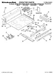 Diagram for 01 - Cooktop Parts