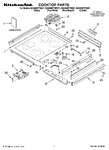 Diagram for 01 - Cooktop Parts