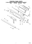 Diagram for 02 - Control Panel Parts