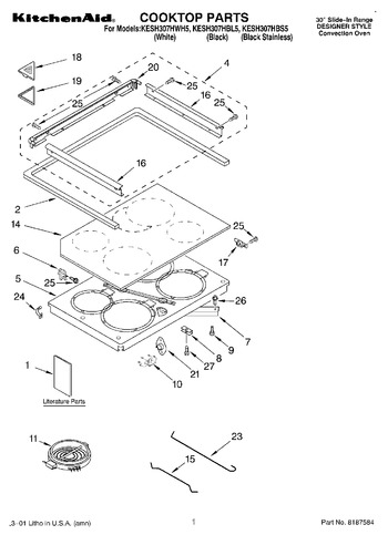 Diagram for KESH307HWH5