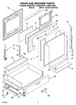 Diagram for 04 - Door And Drawer Parts