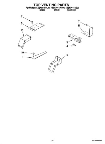 Diagram for KESK901SWH02