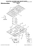 Diagram for 01 - Cooktop, Burner And Grate Parts