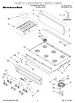 Diagram for 01 - Cooktop, Burner And Grate Parts