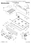 Diagram for 01 - Cooktop, Burner And Grate Parts