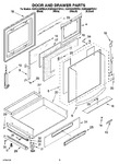 Diagram for 04 - Door And Drawer Parts