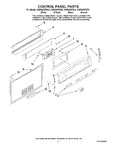 Diagram for 02 - Control Panel Parts