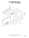 Diagram for 02 - Control Panel Parts