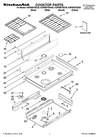 Diagram for KGRS807SBT00