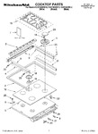 Diagram for 01 - Cooktop, Literature