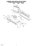 Diagram for 06 - Cabinet And Installation Parts