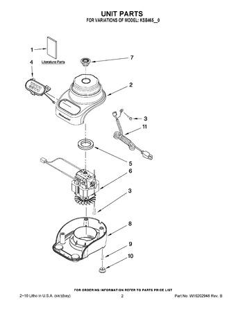 Diagram for KSB465QWH0