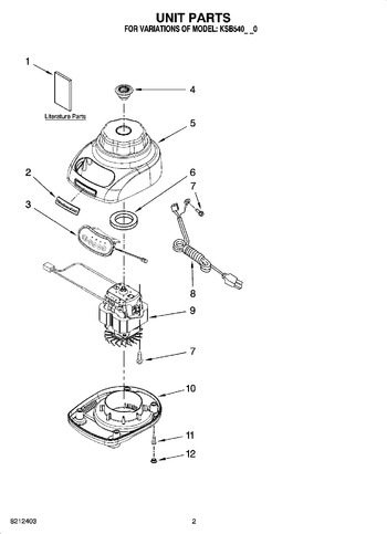 Diagram for KSB540WH0