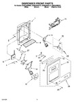 Diagram for 08 - Dispenser Front Parts