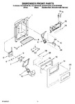 Diagram for 08 - Dispenser Front Parts