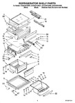 Diagram for 03 - Refrigerator Shelf Parts