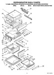 Diagram for 03 - Refrigerator Shelf Parts