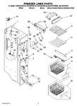 Diagram for 04 - Freezer Liner Parts