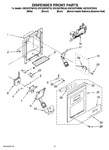 Diagram for 08 - Dispenser Front Parts