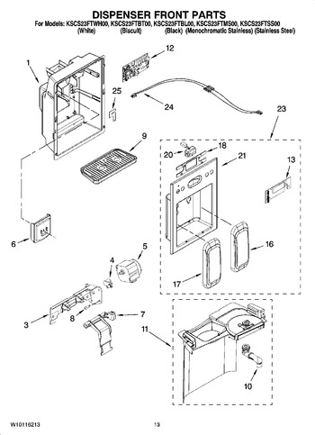 Diagram for KSCS23FTWH00