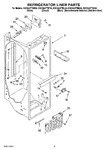 Diagram for 02 - Refrigerator Liner Parts