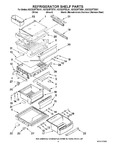 Diagram for 03 - Refrigerator Shelf Parts