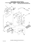 Diagram for 08 - Dispenser Front Parts