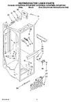 Diagram for 02 - Refrigerator Liner Parts