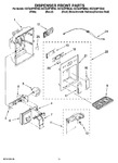 Diagram for 08 - Dispenser Front Parts