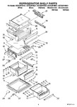 Diagram for 03 - Refrigerator Shelf Parts