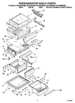 Diagram for 03 - Refrigerator Shelf Parts