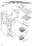 Diagram for 04 - Freezer Liner Parts