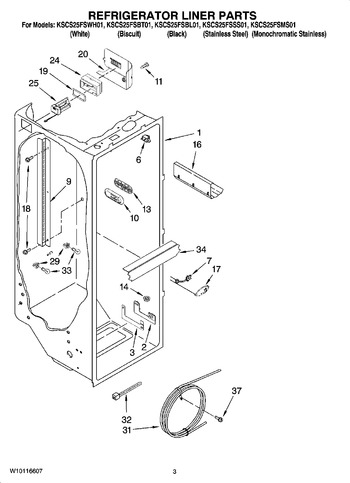 Diagram for KSCS25FSWH01