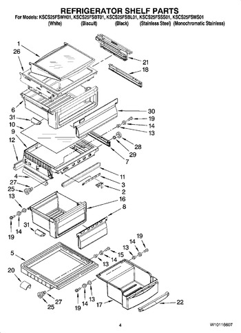 Diagram for KSCS25FSWH01