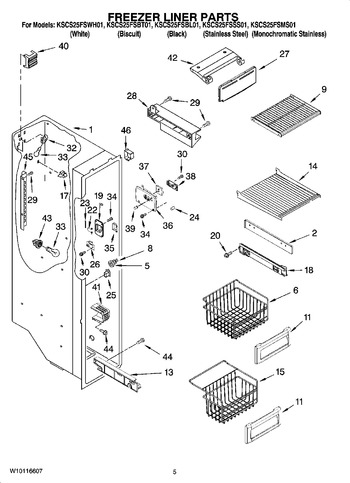 Diagram for KSCS25FSWH01