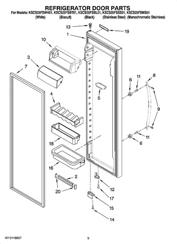 Diagram for KSCS25FSWH01