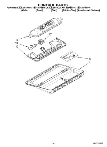 Diagram for KSCS25FSWH01