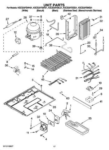 Diagram for KSCS25FSWH01