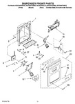 Diagram for 08 - Dispenser Front Parts