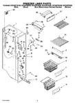 Diagram for 04 - Freezer Liner Parts