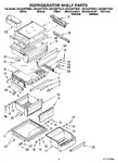 Diagram for 03 - Refrigerator Shelf Parts