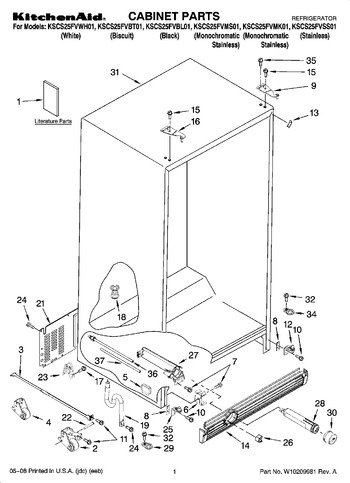 Diagram for KSCS25FVWH01