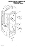 Diagram for 02 - Refrigerator Liner Parts