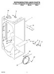 Diagram for 02 - Refrigerator Liner Parts