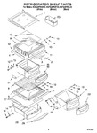 Diagram for 03 - Refrigerator Shelf Parts